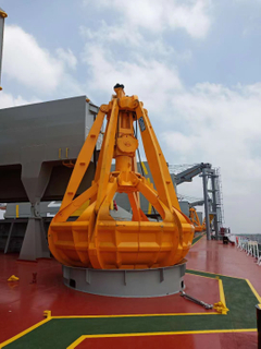 RCPG 15.0 tons Orange peel remote control wood chip grab 