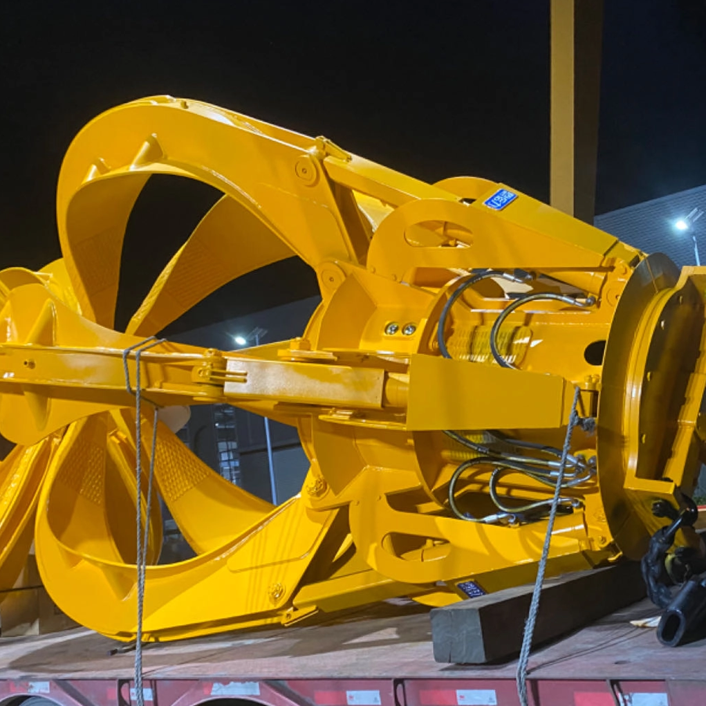 MHPG 10M3 Electro Hydraulic Orange Peel Waste Grab 